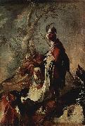 MAULBERTSCH, Franz Anton Der Apostel Philippus tauft einen Eunuchen oil on canvas